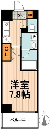 クレイシア入谷の物件間取画像
